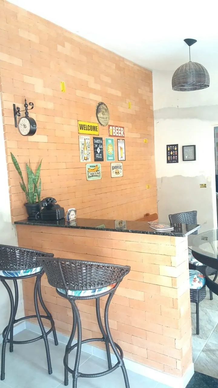 Detalhes de tijolos na parede